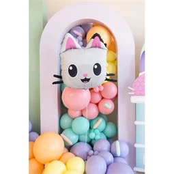 Pandy mancsok fólia lufi 65x57 cm vegyes