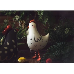 Papír dekoráció méhsejt tojás sárga 12 cm