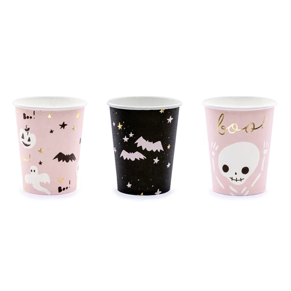 Papírpohár boo!, mix, 220 ml S/6