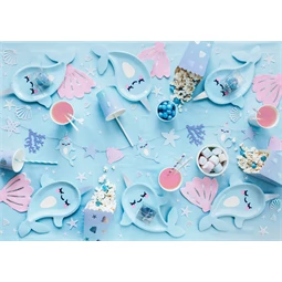 Papírpohár narvál, mix, 220 ml S/6