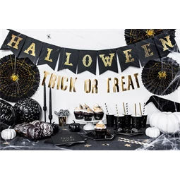 Papír szívószálak fekete 19,5 cm S/250