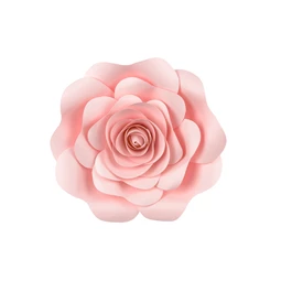 Papír virág háttér rózsaszín mix 30, 20, 15, 10, 10 cm