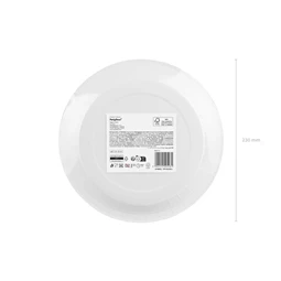 Papírtányér 23 cm világoskék S/6