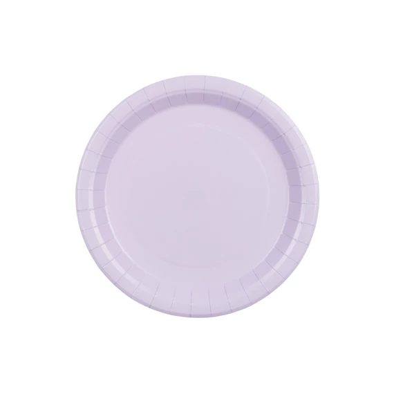 Papírtányér levendula 23 cm S/6