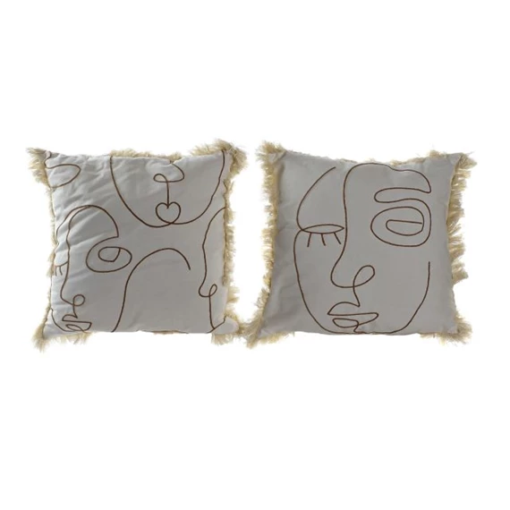 Párna arc mintás 45x10x45 cm 2 féle