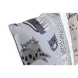 Párna macska mintás 40x10x40 cm 4 féle