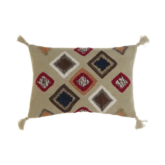 Párnahuzat bojtos 60x1x40 cm