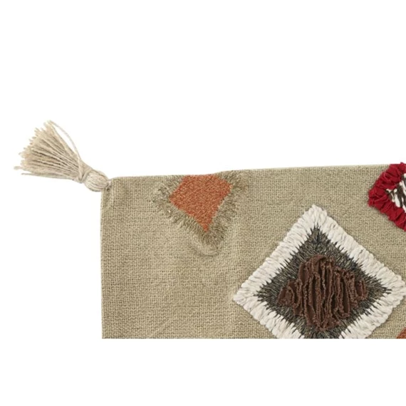 Párnahuzat bojtos 60x1x40 cm