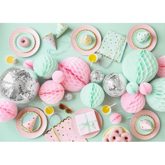 Party kalapok csillagokkal, mix, 14,5 cm S/6