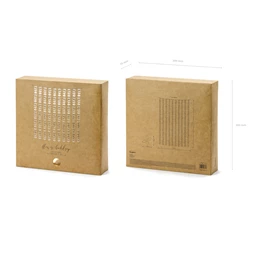 Party függöny virágokkal arany 100x210 cm