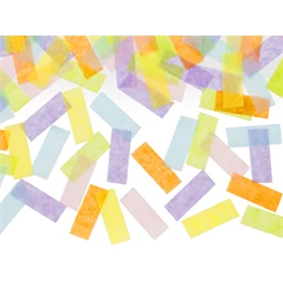 Pasztell szerpentin konfettiágyú 20 cm