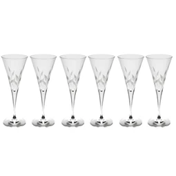 Pezsgős pohár Swarovski kristállyal 200 ml 22x8,2 cm S/6