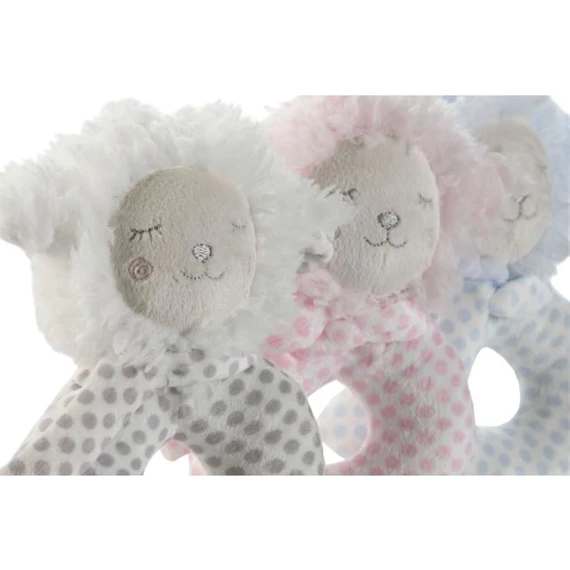 Plüss csörgő macis 12x7x17 cm 3 féle