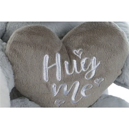 Plüss maci szívvel 25x30x37 cm 3 féle