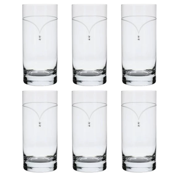 Pohár Swarovski kristállyal 250 ml 14,5x6,4 cm S/6