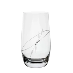 Pohár Swarovski kristállyal 390 ml 13,3x7 cm S/6