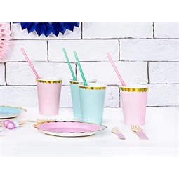 Papírpohár menta 220 ml S/6