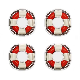 Poháralátét mentőöv 9,8x0,3 cm S/4