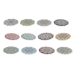 Poháralátét mandala 11x11x0,5 cm 12 féle