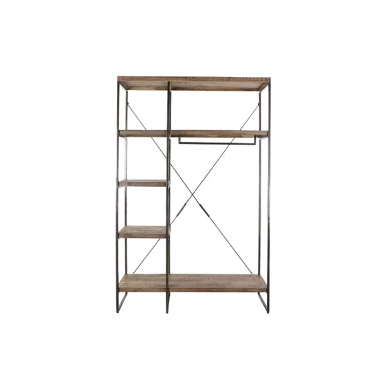 Polc akasztóval 130x47x205 cm