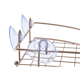 Polc zuhanyzóba 27x20x7 cm 2 féle