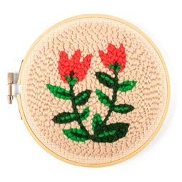 Punch Needle hímzőtoll készlet, tulipánok