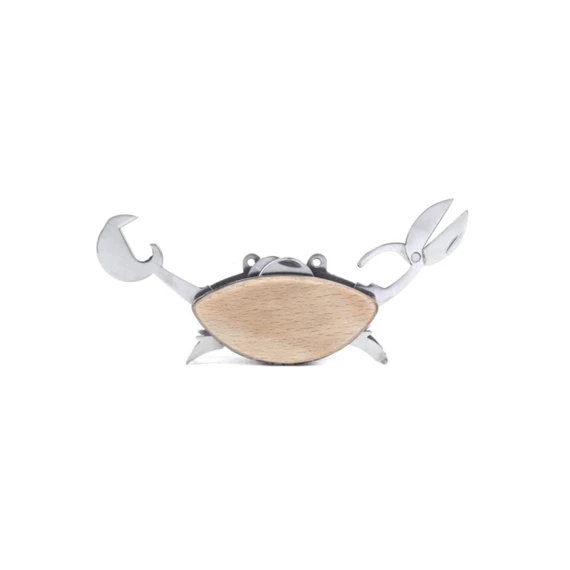 Multifunkciós zsebszerszám, rák 4,3x10,4x11,8 cm