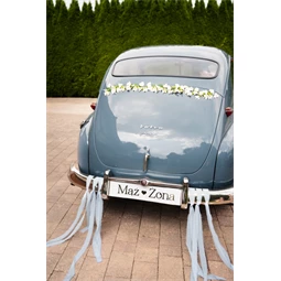 Rendszámtábla mąż - żona arany 59 x 11,5 cm