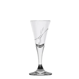 Röviditalos pohár Swarovski kristállyal 25 ml 11,5x5 cm S/6