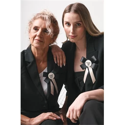 Rozetta 18. születésnapra 11x17 cm krém-fekete