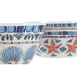 Salátástál 25x25x12 cm 2 féle