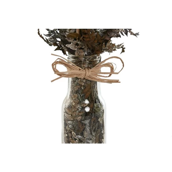 Selyem szárazvirág csokor 11x11x40 cm 3 féle