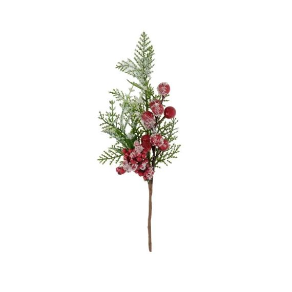 Selyemvirág ág bogyós 26 cm