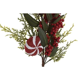 Selyemvirág ág, bogyós 20x20x56 cm