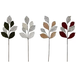 Selyemvirág ág leveles 25x25x78 cm 4 féle