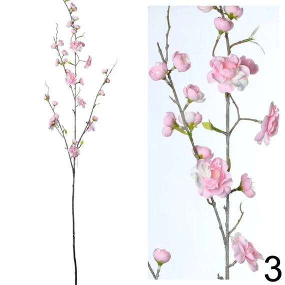 Selyemvirág cseresznyefa ág 140 cm 3 féle