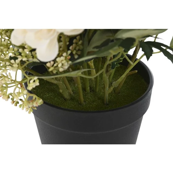 Selyemvirág csokor cserepes 28x34x33 cm 2 féle