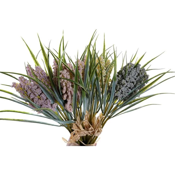 Selyemvirág csokor 9x9x39 cm 4 féle