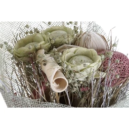 Selyemvirág csokor szárazvirág 30x30x60 cm 3 féle