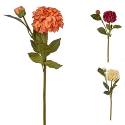 Selyemvirág dália 46 cm 3féle