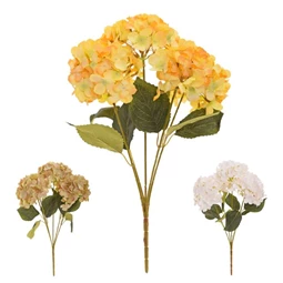 Selyemvirág hortenzia csokor 45 cm 3féle