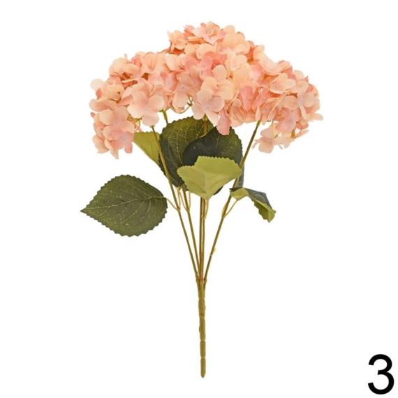 Selyemvirág hortenzia csokor 45 cm 3 féle