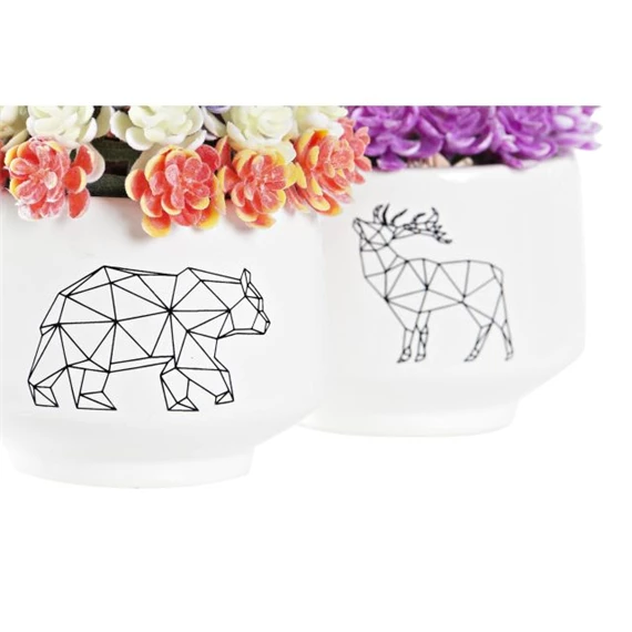 Selyemvirág 8x8x15,5 cm 2 féle