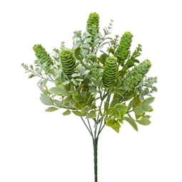 Selyemvirág leveles csokor 33 cm