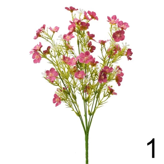 Selyemvirág mezei virágcsokor 34 cm 3féle