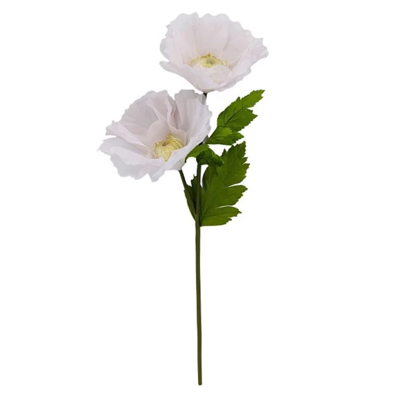 Selyemvirág óriás pipacs 2 virágú XL 40x40x135 cm