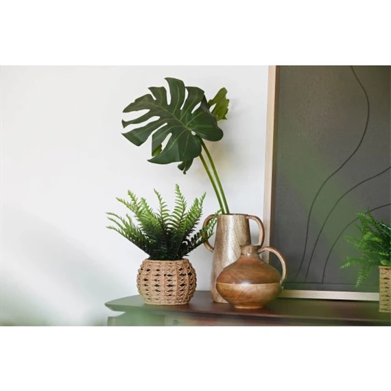 Selyemvirág pálmalevél 25x0,5x67 cm