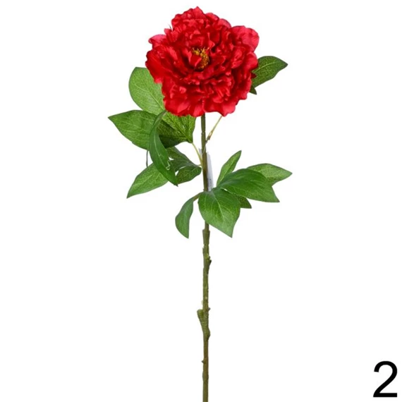 Selyemvirág pünkösdi rózsa 70 cm 3féle