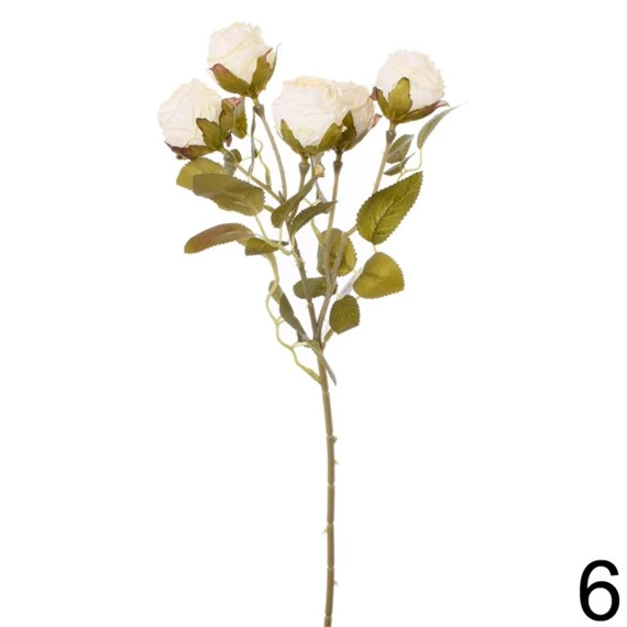 Selyemvirág rózsacsokor 43 cm 10féle