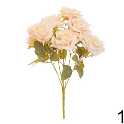 Selyemvirág rózsacsokor 43 cm 3 féle